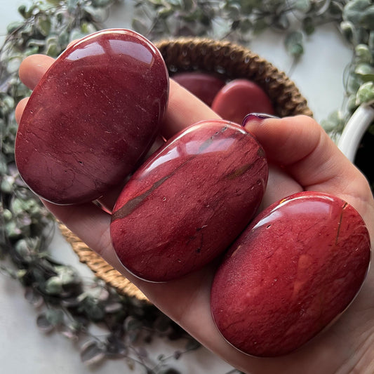 Mookaite Jasper Palm Stone