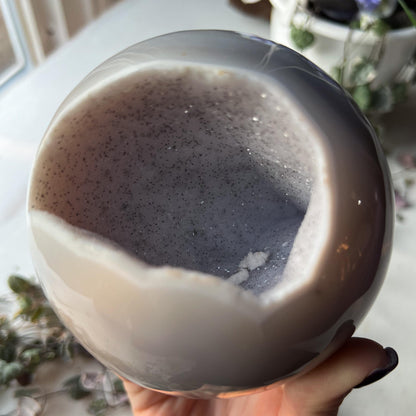 3lb Druzy Agate Sphere