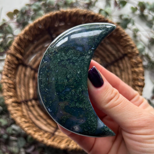 Moss Agate Moons