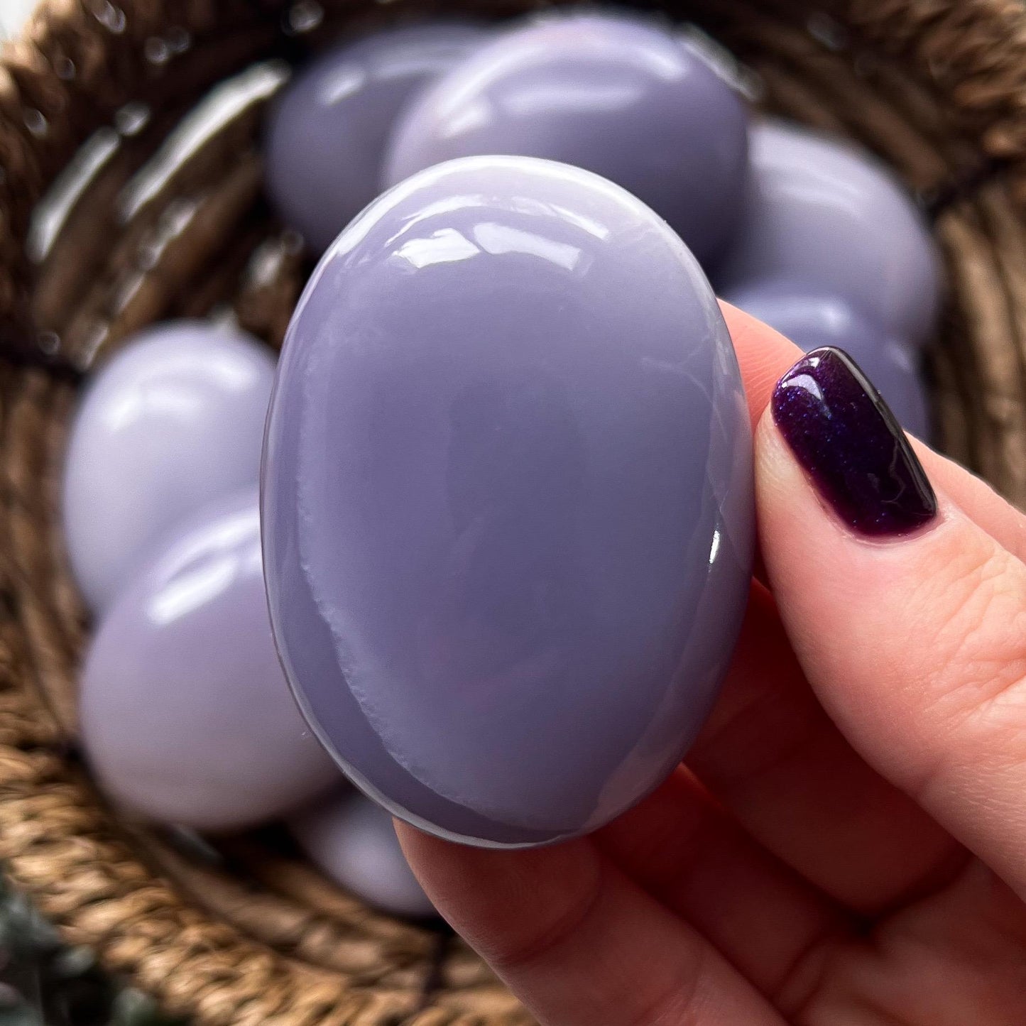 Yttrium Fluorite Palm Stone