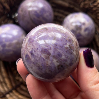 Lavender Turkish Jade Sphere
