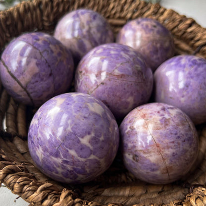 Lavender Turkish Jade Sphere