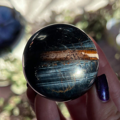 Blue Tigers Eye Spheres