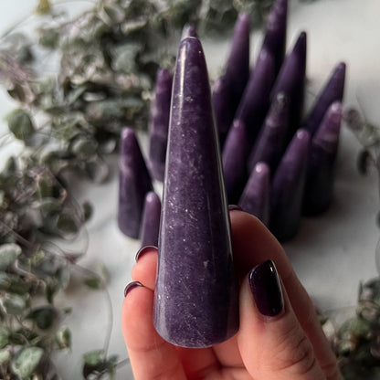 Lepidolite Ring Holder