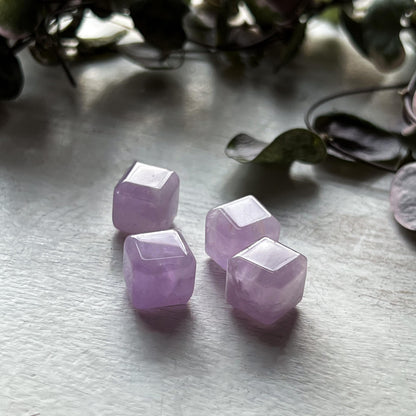 Lavender Rose Quartz Cube