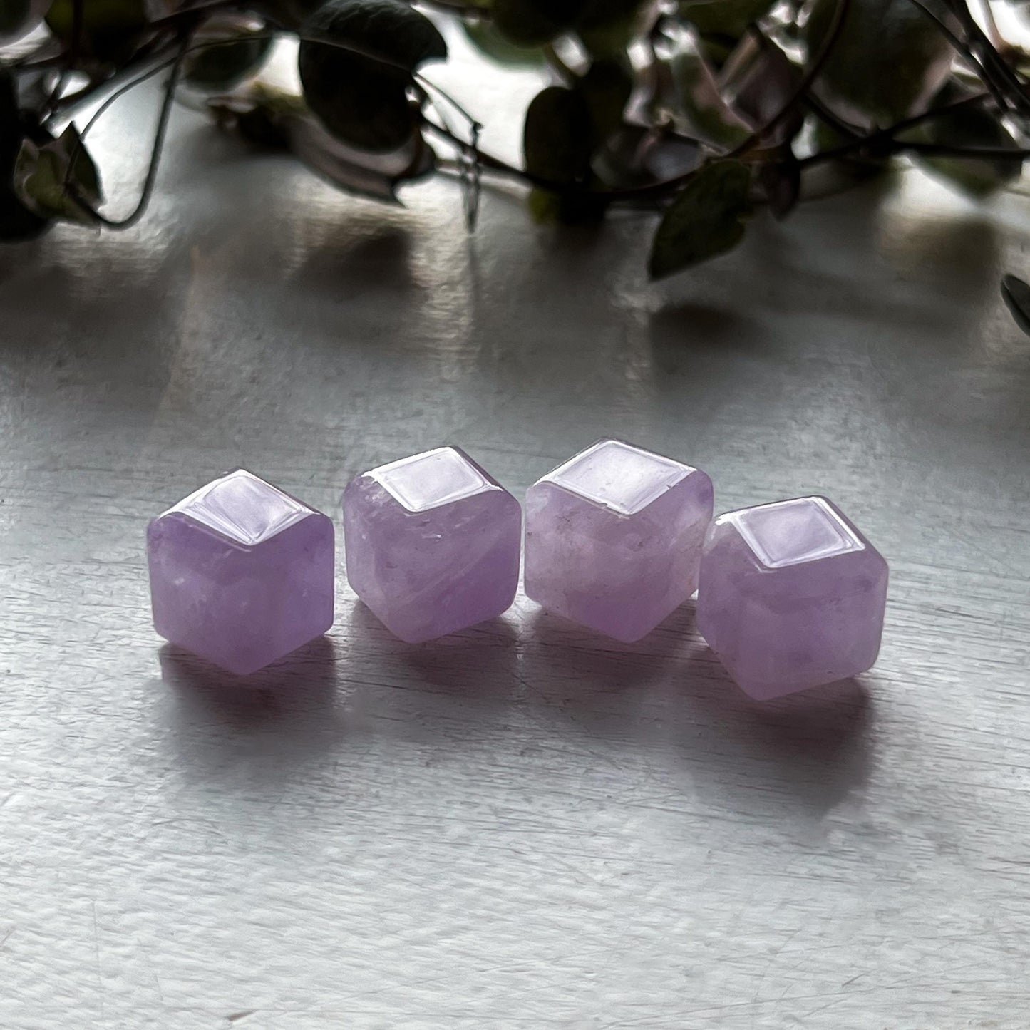 Lavender Rose Quartz Cube