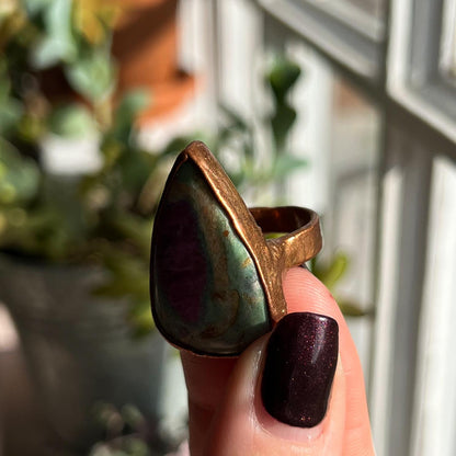 Ruby in Fuchsite Ring