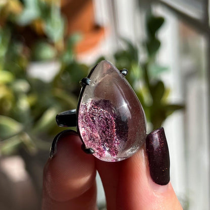 Purple Lodolite Ring