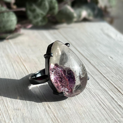 Purple Lodolite Ring