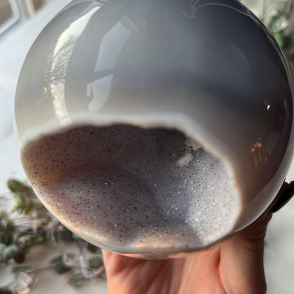 3lb Druzy Agate Sphere