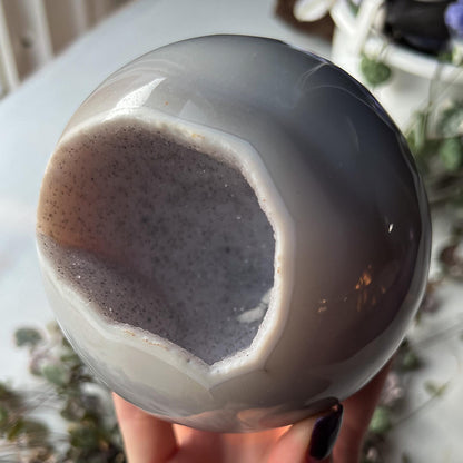 3lb Druzy Agate Sphere