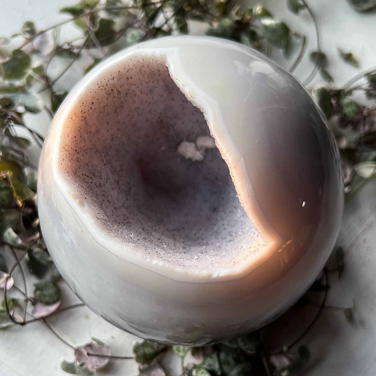 3lb Druzy Agate Sphere