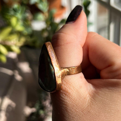 Ruby in Fuchsite Ring