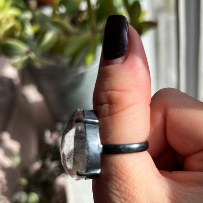 Purple Lodolite Ring