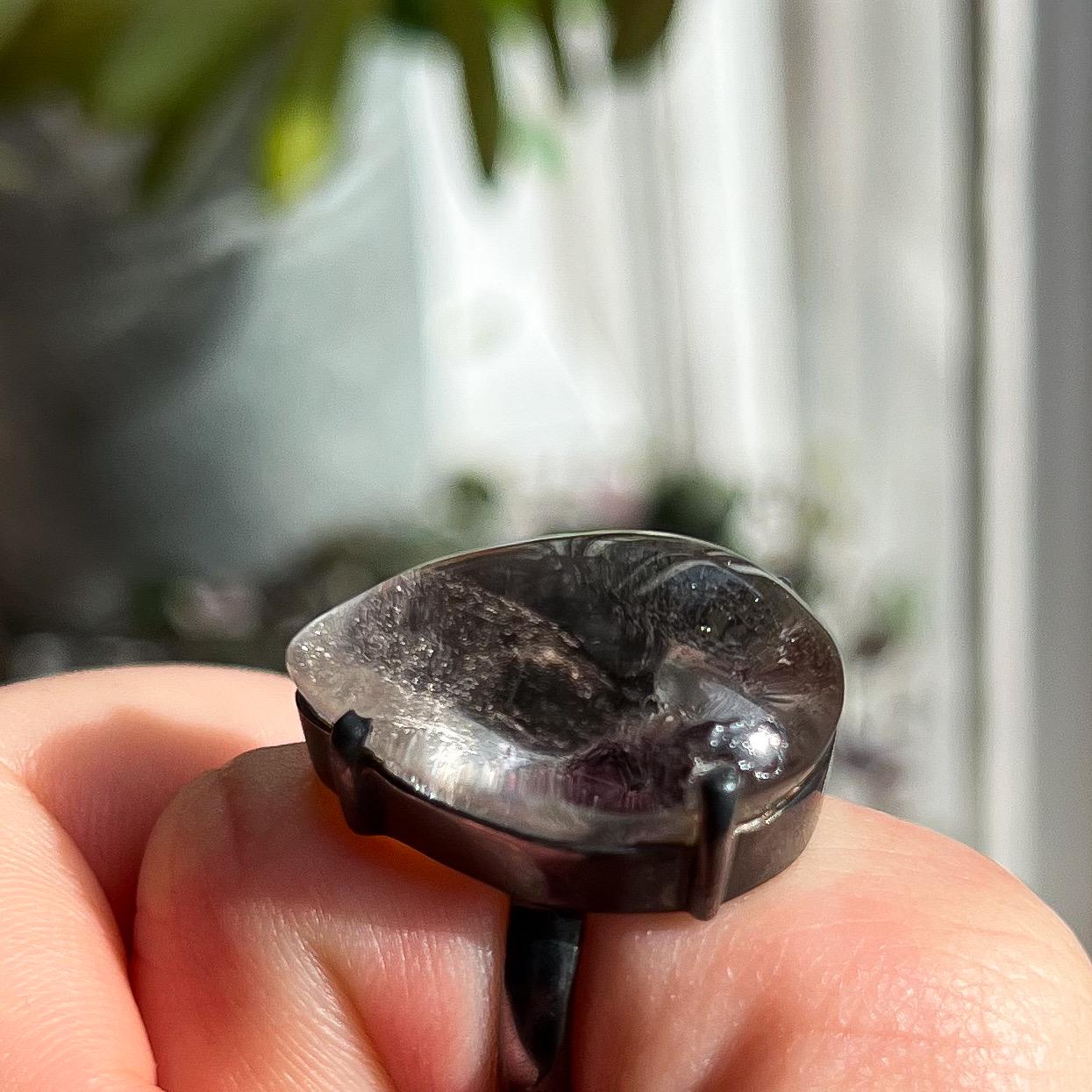 Purple Lodolite Ring