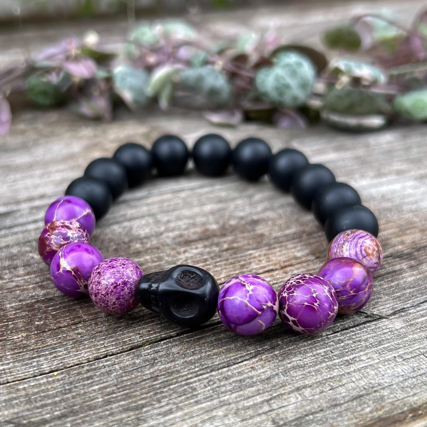 Purple Sea Jasper Bracelet