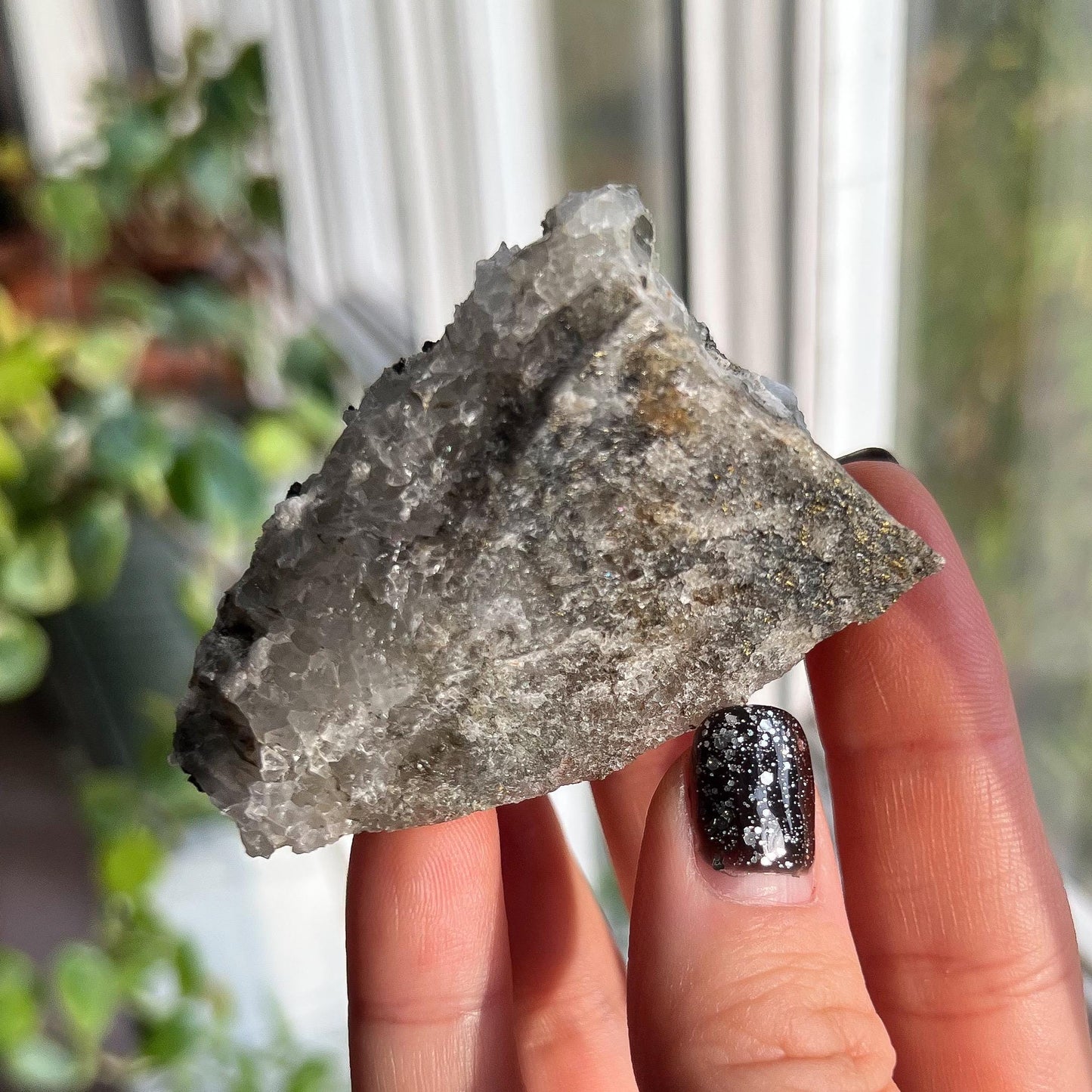White Aragonite Calcite Cluster