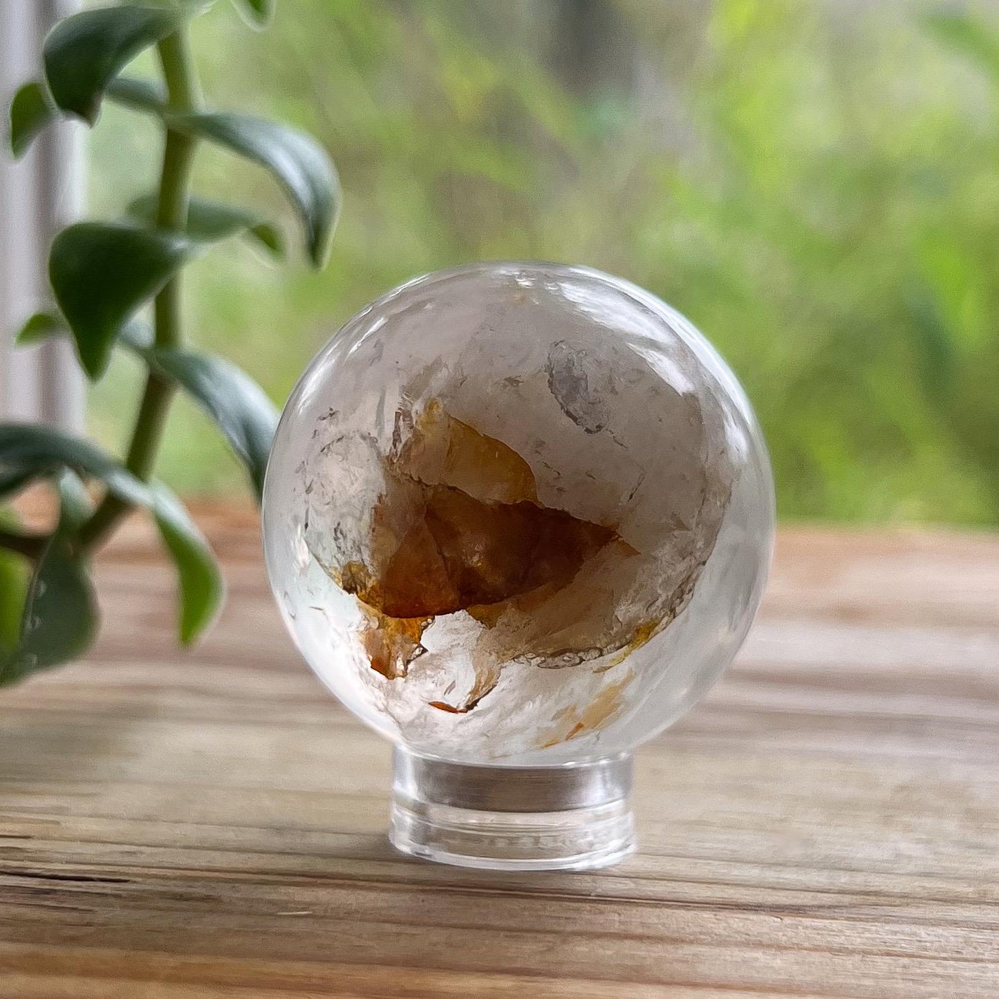 Golden Healer Girasol Quartz Sphere