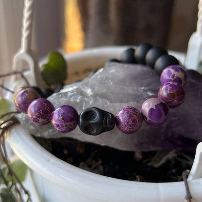 Purple Sea Jasper Bracelet