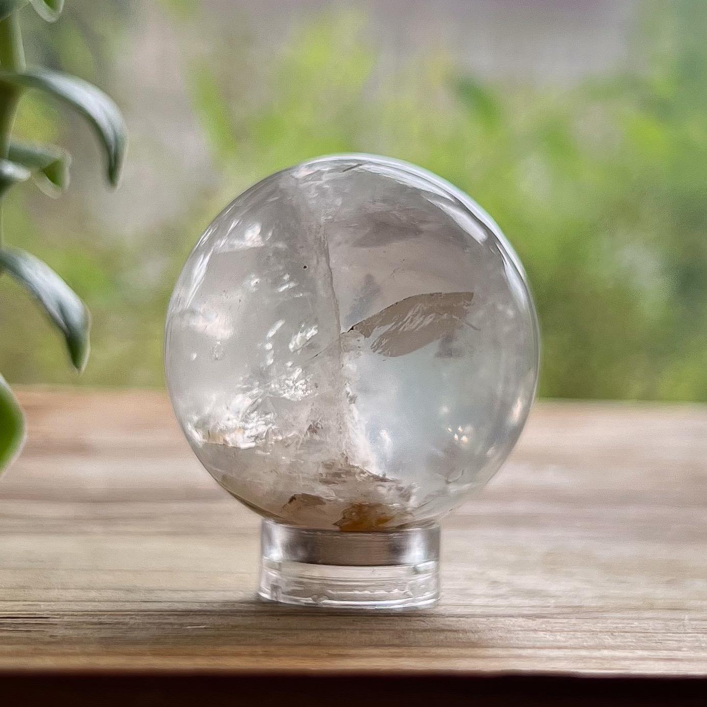 Golden Healer Girasol Quartz Sphere