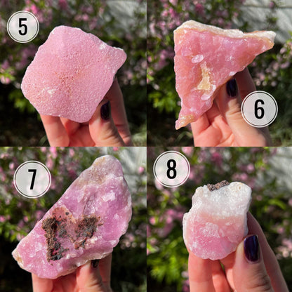 Raw Pink Aragonite