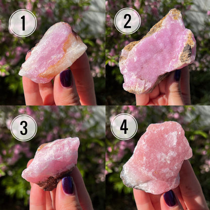 Raw Pink Aragonite