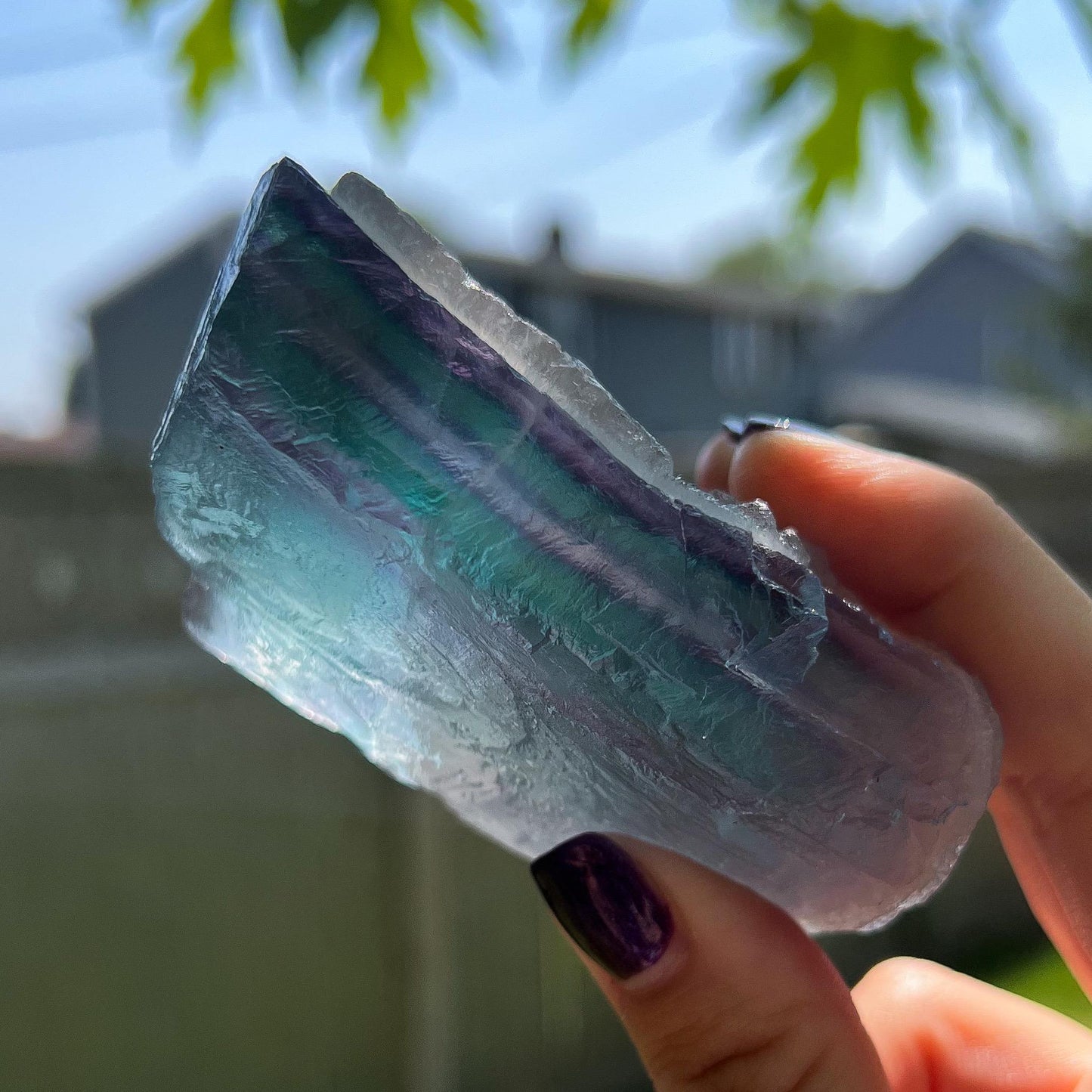 Druzy Rainbow Fluorite