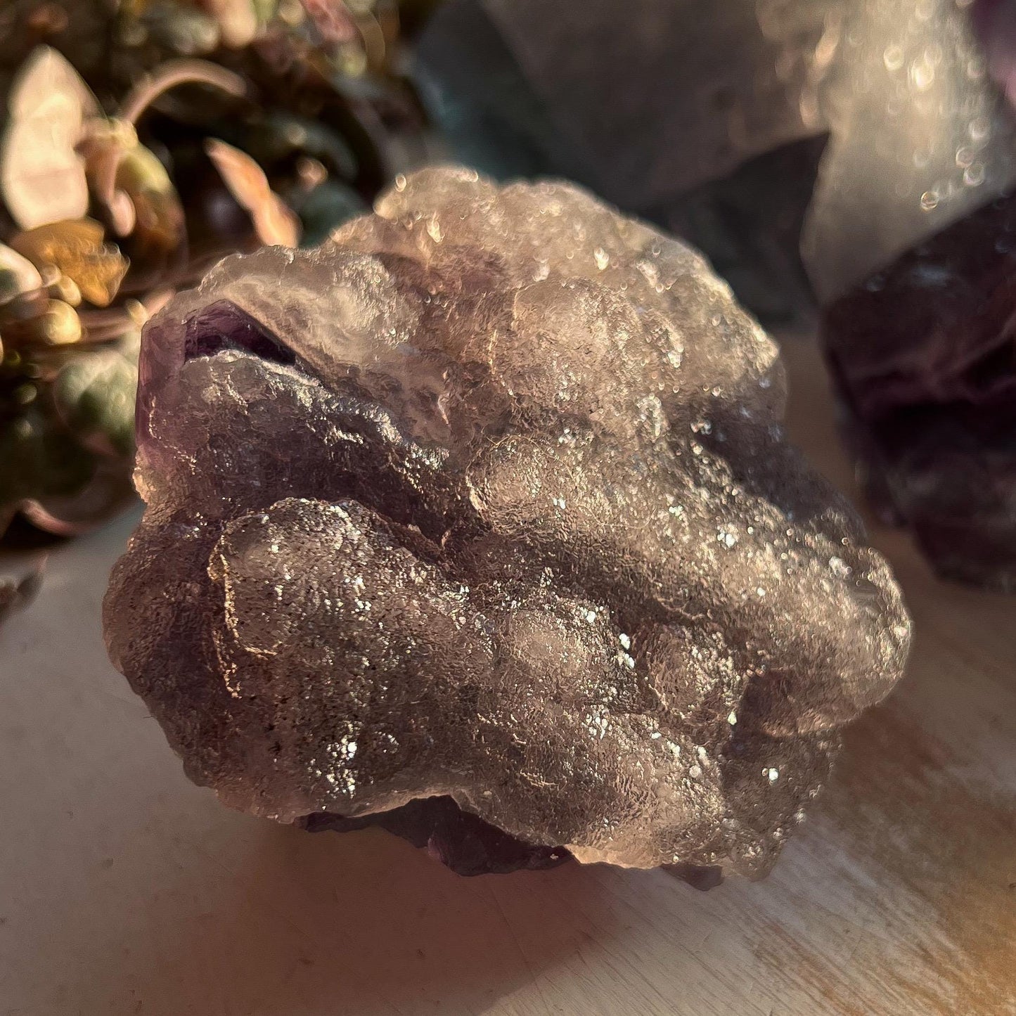 Druzy Rainbow Fluorite