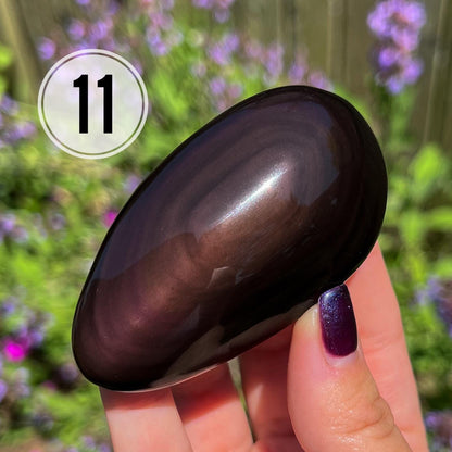 Rainbow Obsidian Palm Stone