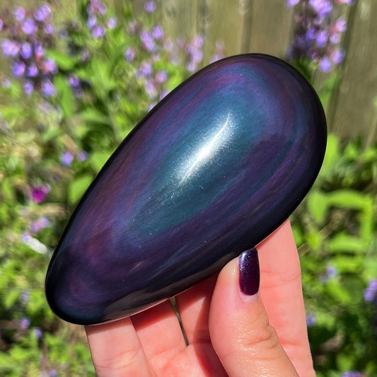 Rainbow Obsidian Palm Stones