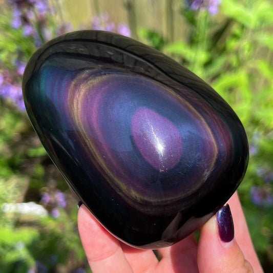 Rainbow Obsidian Palm Stones