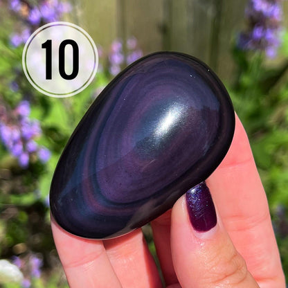 Rainbow Obsidian Palm Stones