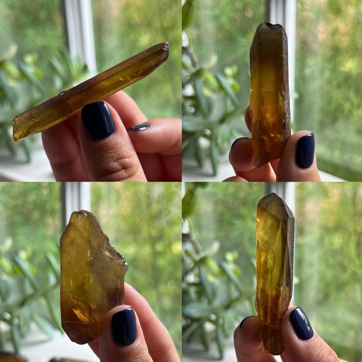 Dark Genuine Citrine Raw Points