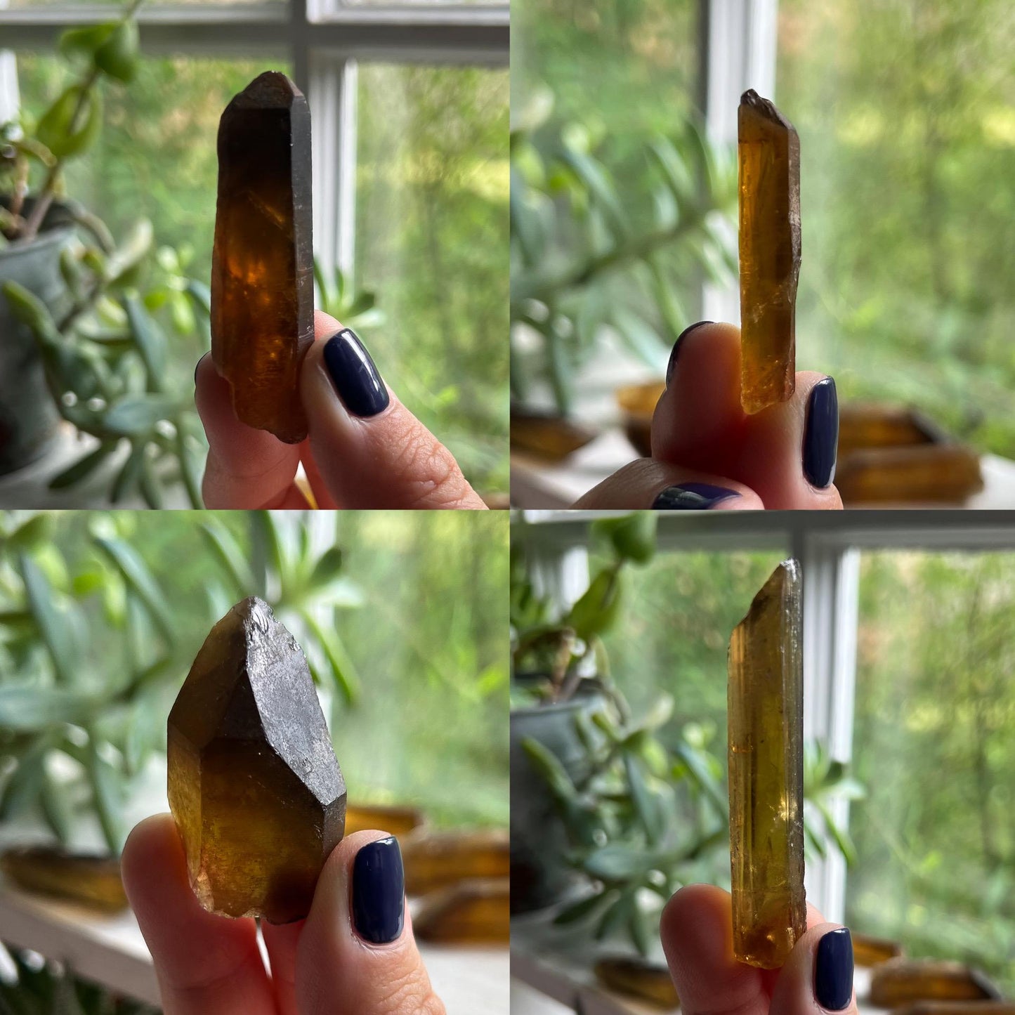 Dark Genuine Citrine Raw Points