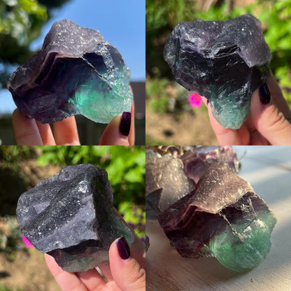 Druzy Rainbow Fluorite