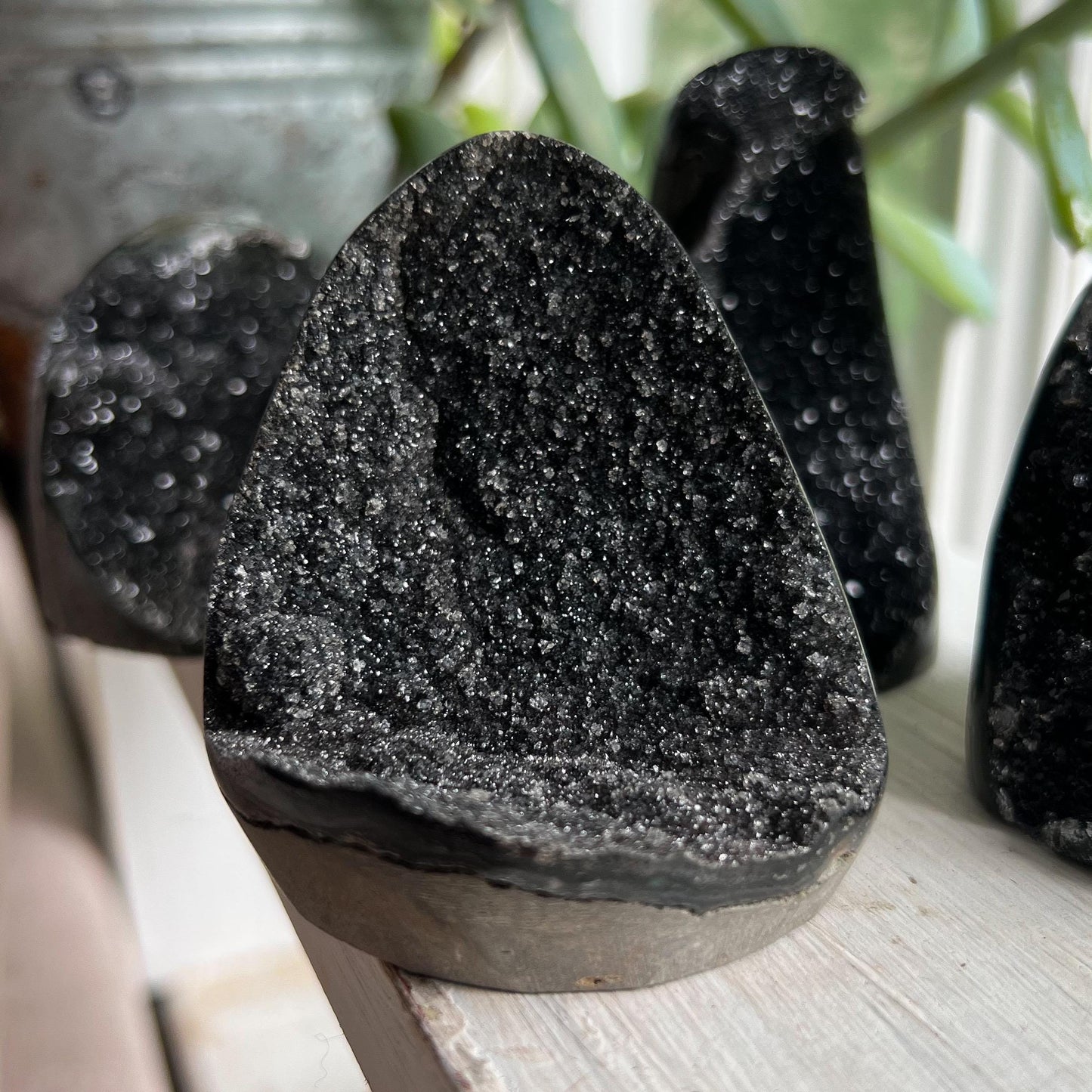 Black Galaxy Amethyst Small Cathedral