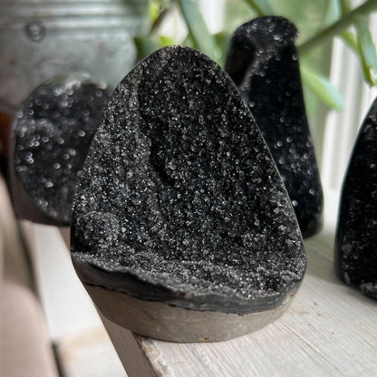 Black Galaxy Amethyst Small Cathedral