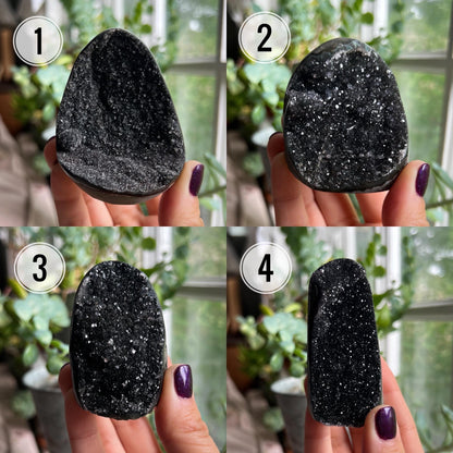 Black Galaxy Amethyst Small Cathedral