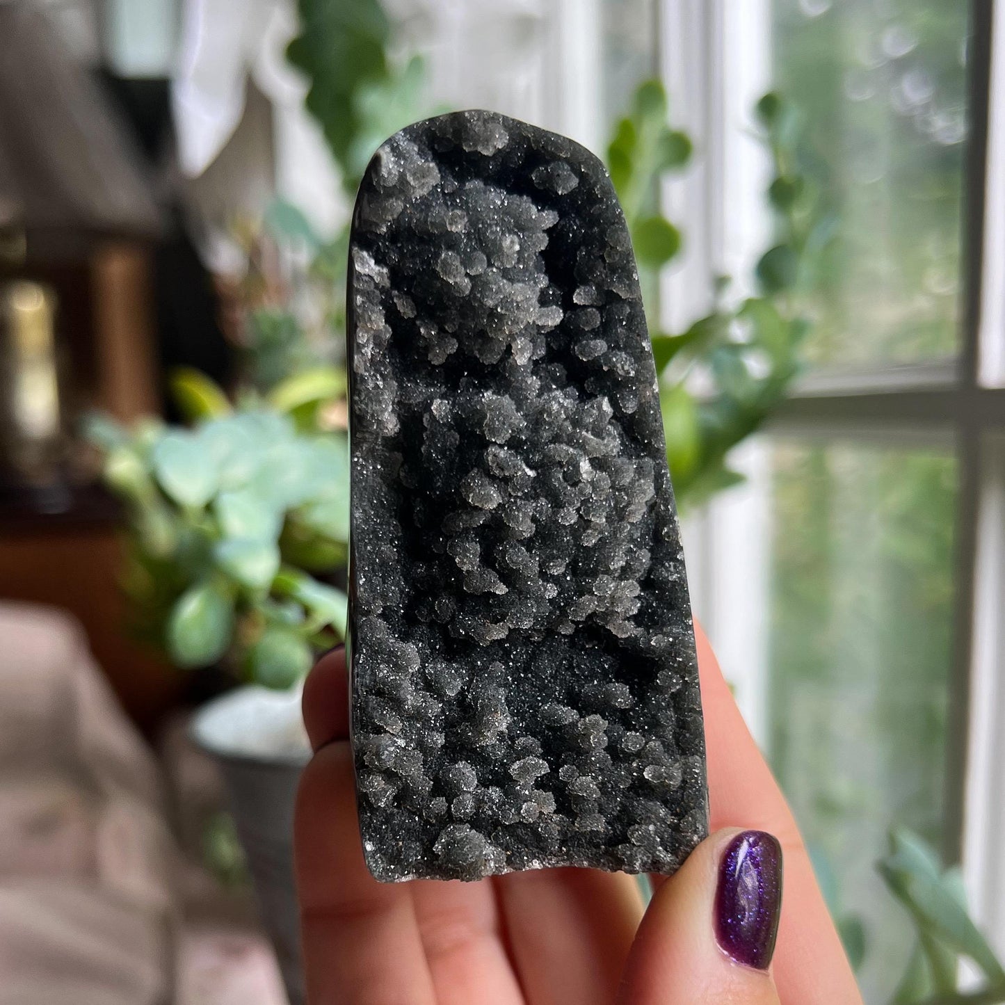 Black Galaxy Amethyst Small Cathedral