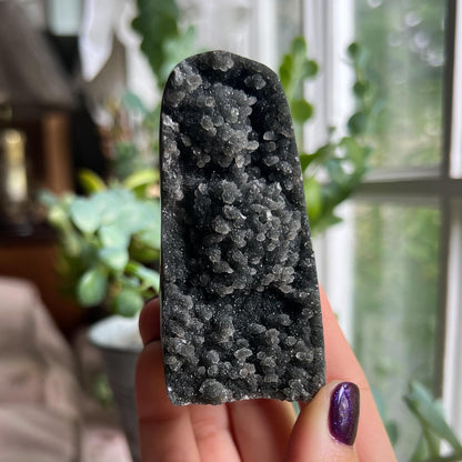Black Galaxy Amethyst Small Cathedral
