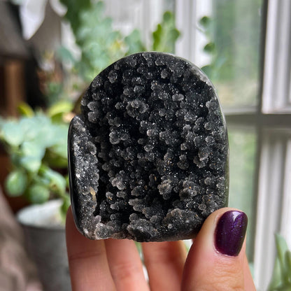 Black Galaxy Amethyst Small Cathedral
