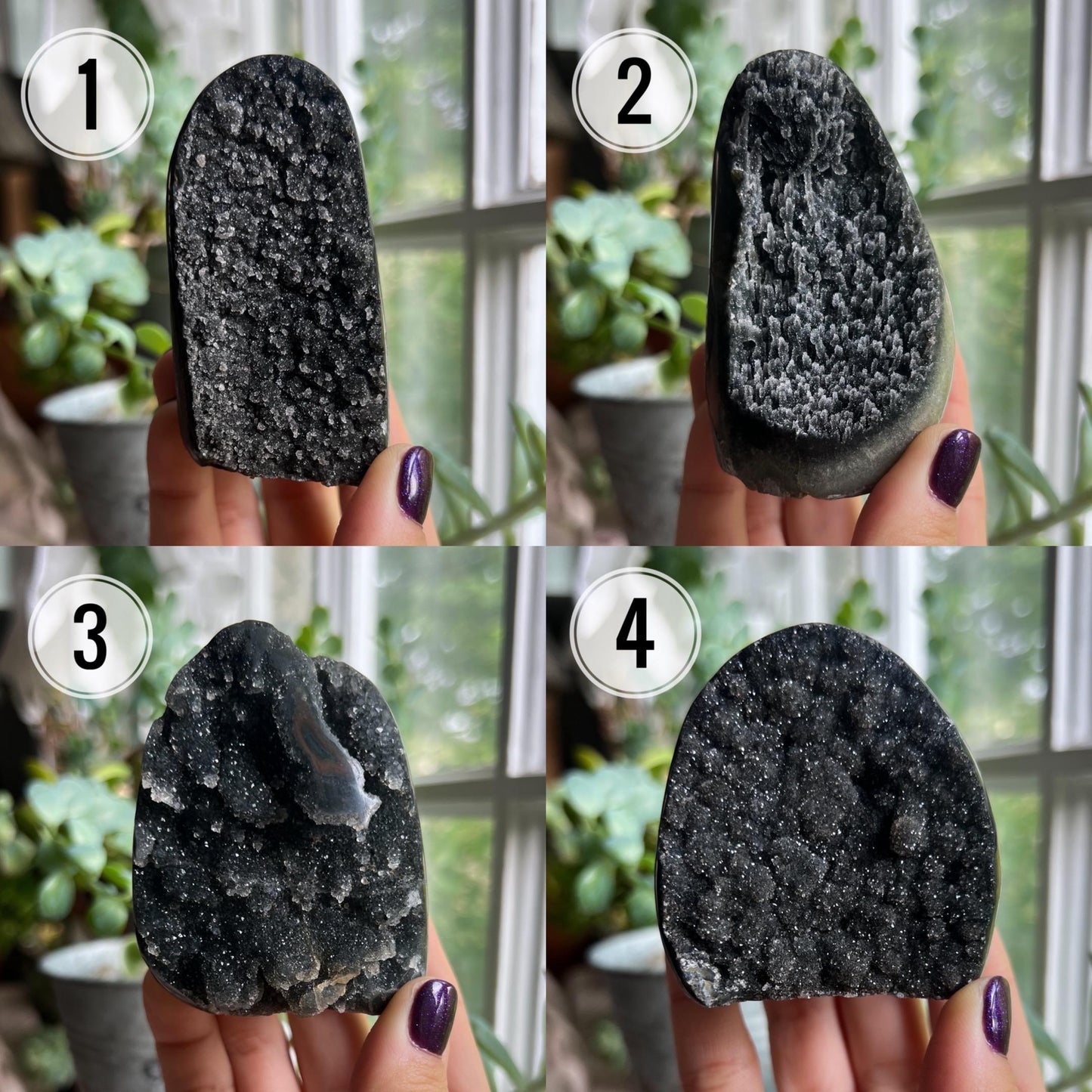 Black Galaxy Amethyst Medium Cathedral