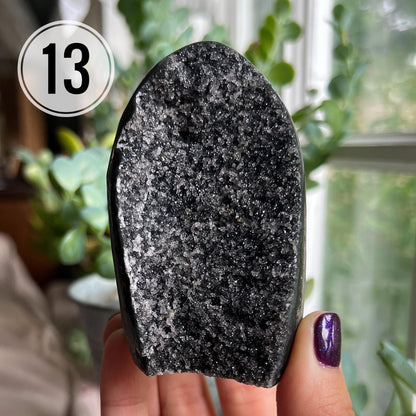 Black Galaxy Amethyst Medium Cathedral