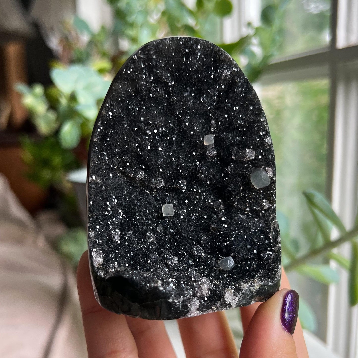 Black Galaxy Amethyst Medium Cathedral