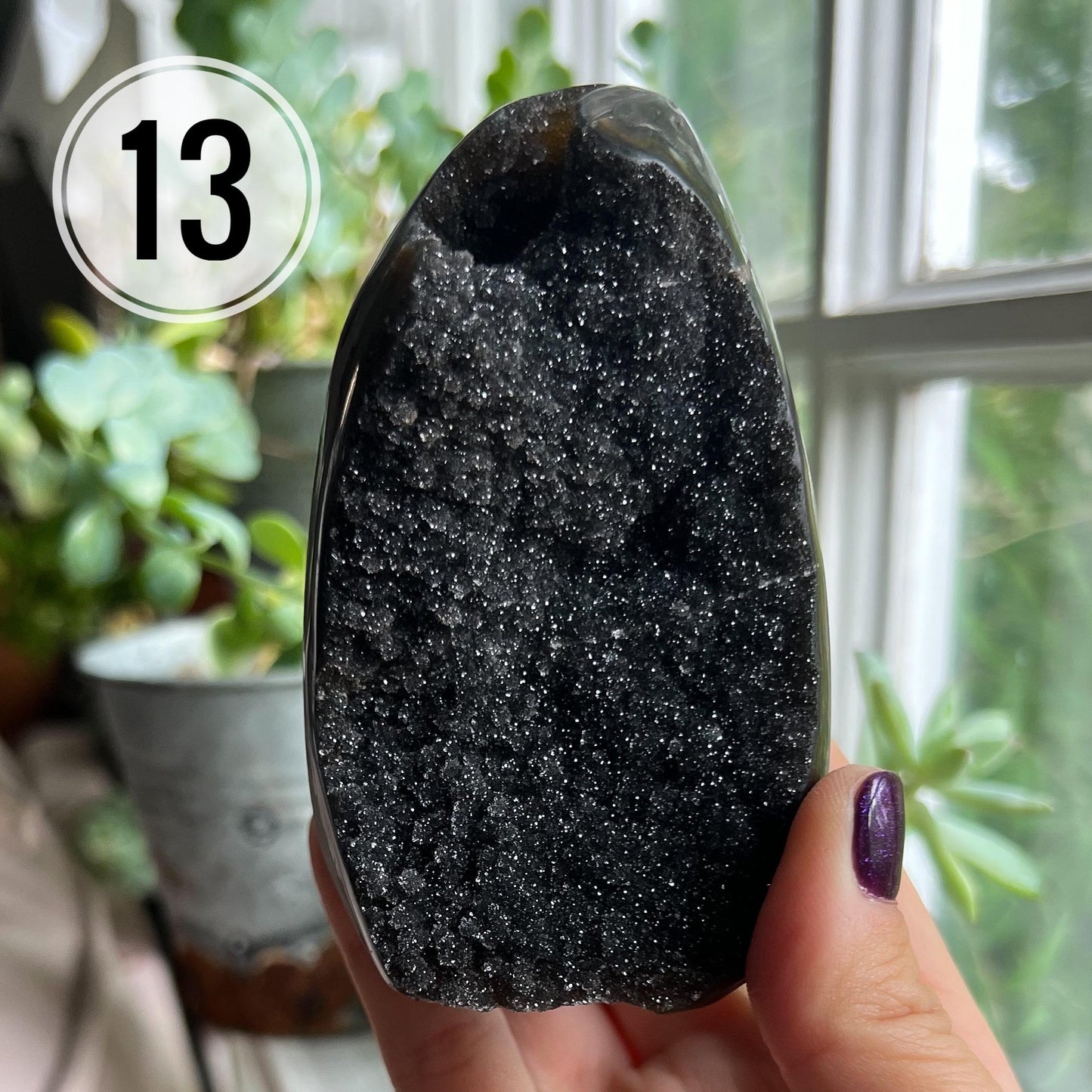 Black Galaxy Amethyst Medium Cathedral