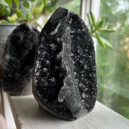 Black Galaxy Amethyst Large Cathedral