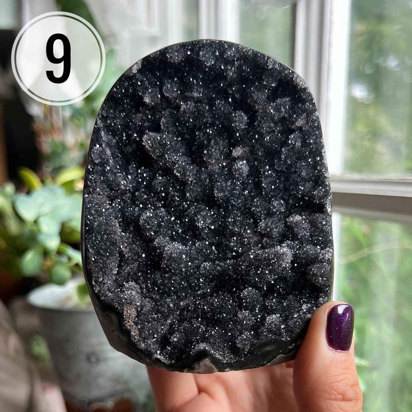 Black Galaxy Amethyst Large Cathedral