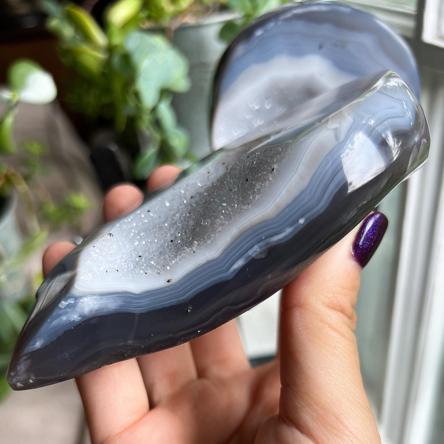 Druzy Agate Angel Wings