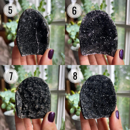 Black Galaxy Amethyst Small Cathedral