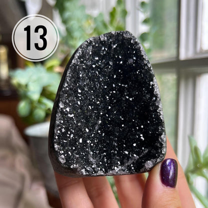Black Galaxy Amethyst Small Cathedral